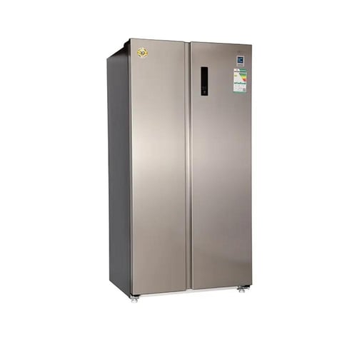 ثلاجة جنرال سوبريم بابين دولابى 22قدم استيل تكنولو...