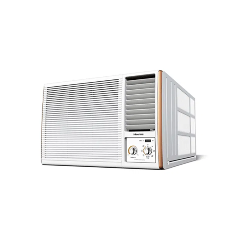 مكيف هايسنس شباك بارد فقط 18000 وحدة ابيض كفاءة و...