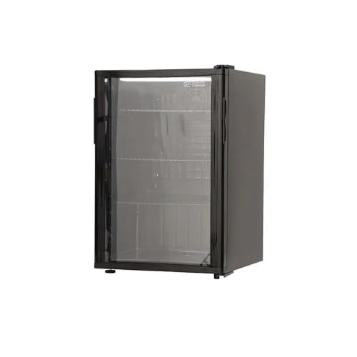 ثلاجة عرض زجاجى جنرال سوبريم اسود 72 لتر - GS-128