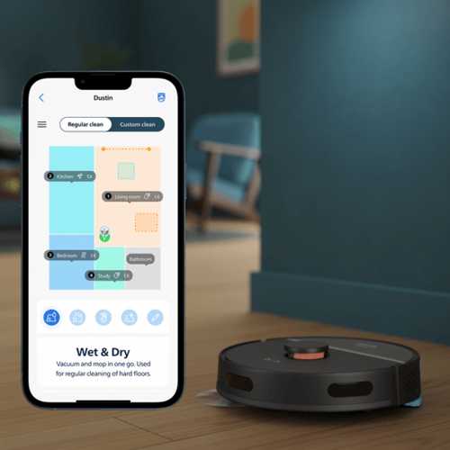 HomeRun 3000 سلسلة مكنسة مائية وروبوت ممسحة - XU31...