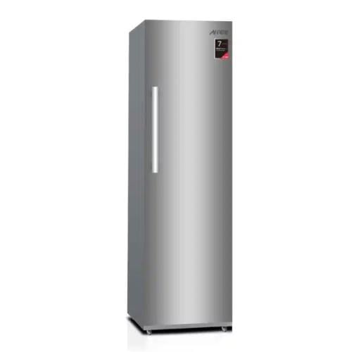 فريزر نوفروست عمودي من ارو بباب واحد، بلون فضي، مق...