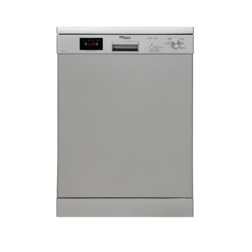 سوبر جنرال غسالة صحون دورين، سعة 12 مكان، فضي، 5 ب...