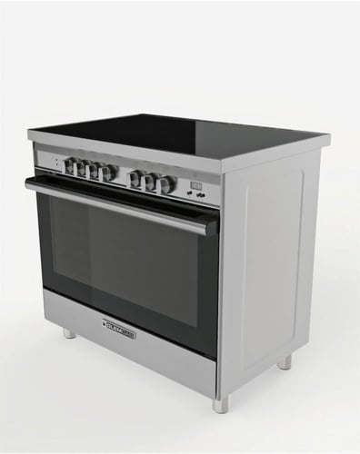 فرن جليم غاز (كهرباء) 60*90، 5شعلات سيراميك - أستي...