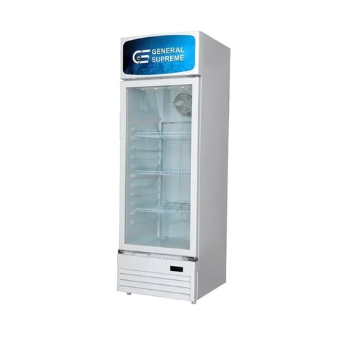 ثلاجة عرض زجاجى جنرال سوبريم 328 لتر - GSSC320H