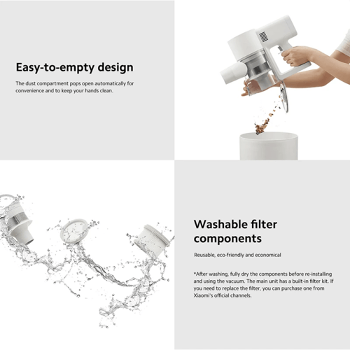 شاومي مكنسة لاسلكية G20 بقوة 25000 باسكال و 150 وا...