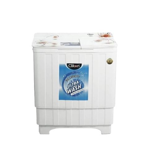 كليكون غسالة ملابس نصف أوتوماتيكية بحوض مزدوج 12 ك...