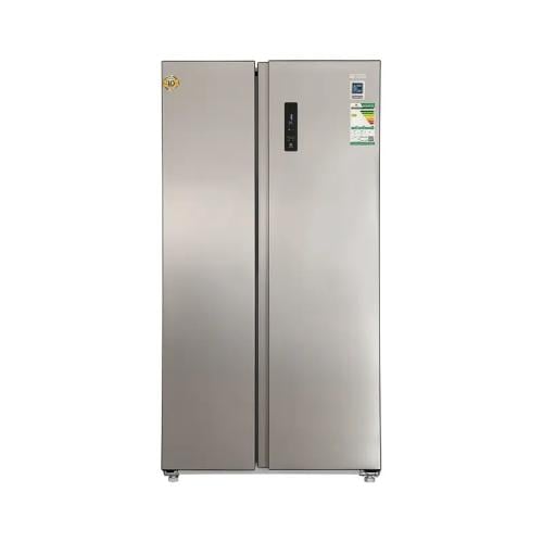 ثلاجة جنرال سوبريم بابين دولابى 19.0قدم استيل تكنو...