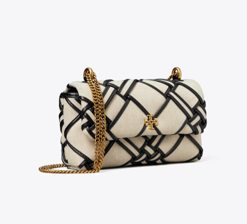 شنطة توري بورش ميني MINI KIRA WOVEN CANVAS