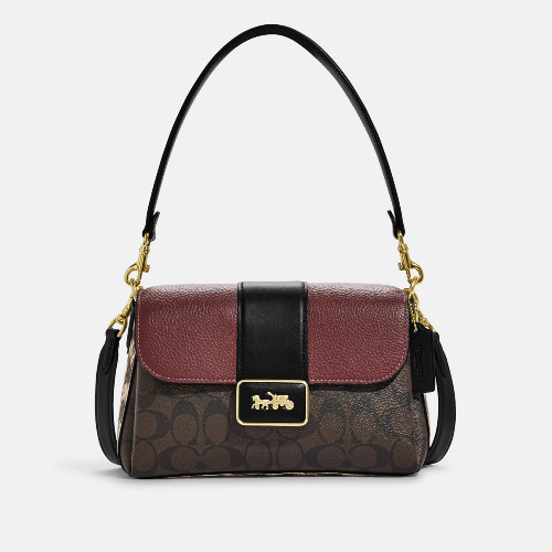 شنطة كوتش للكتف Grace بني