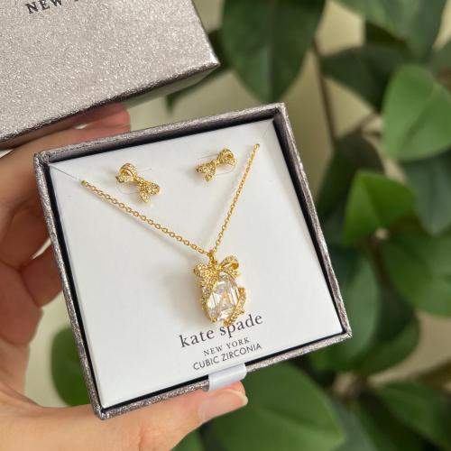 طقم اكسسوار كيت سبيد حلق وسلسال