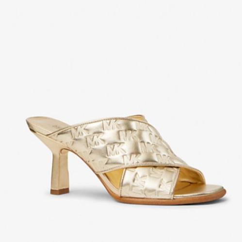 كعب مايكل كورس Gideon Mule ذهبي