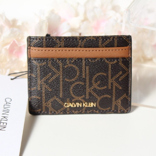 كارد هولدر كلفن كلاين بني غامق