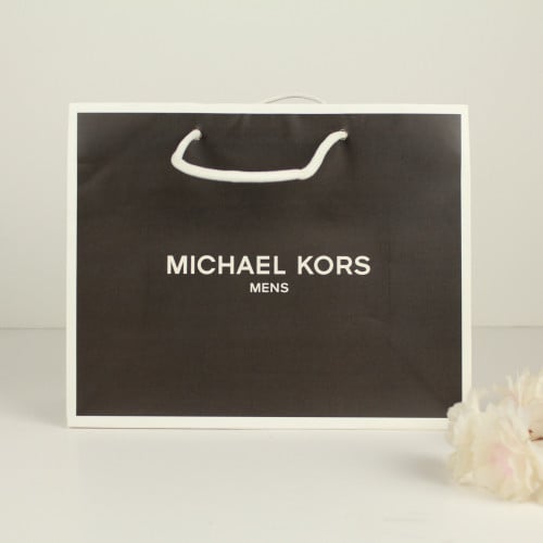 كيس مايكل كورس اسود للهدايا الرجالية