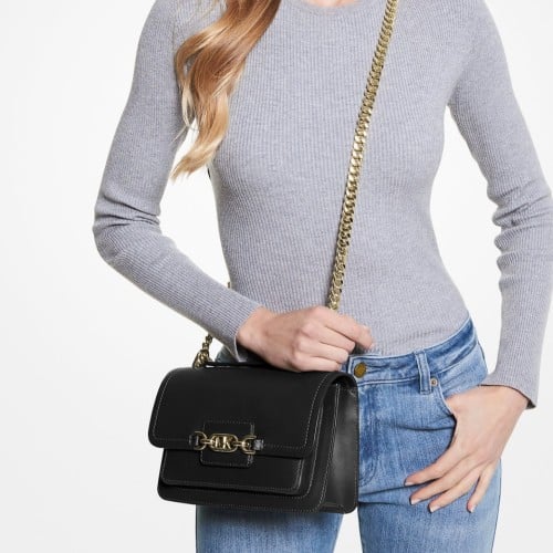 شنطة مايكل كورس Heather أسود كبيرة