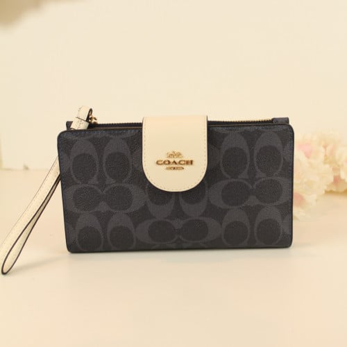 محفظة كوتش كحلي للجوال والبطاقات