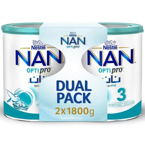 نان حليب اطفال 3 عبوتين - 1800 جم