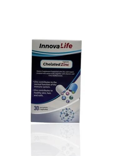 إينوفا لايف - كيلاتيد زنك (دعم المناعة والجمال) -...