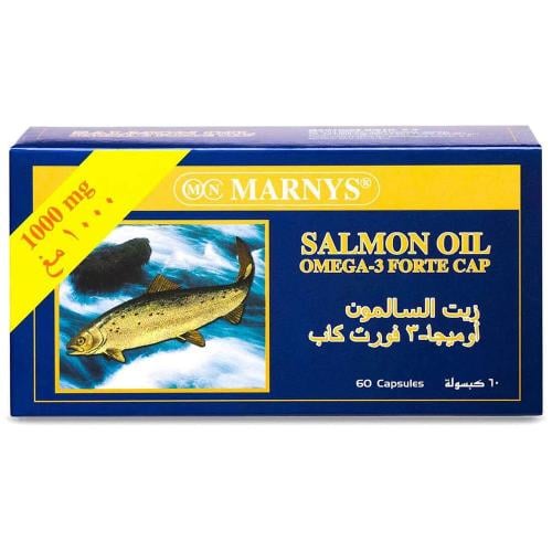 مارنيز أوميغا 3 زيت السلمون فورتي - 60 كبسولة