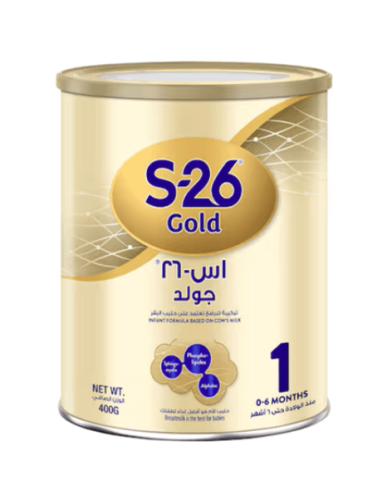 حليب أطفال وايث اس-26 جولد من الولادة حتى 6 شهور -...