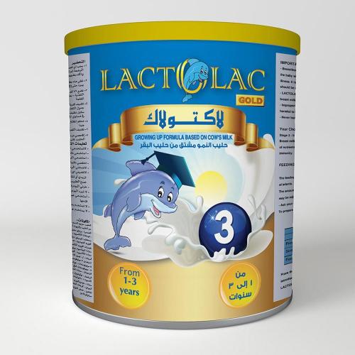 لاكتولاك جولد حليب أطفال رقم 3 - 400 جم