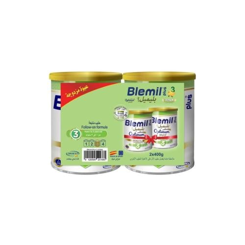 بليميل بلس حليب أطفال المرحلة (3)عبوة مزدوجة 400 ج...
