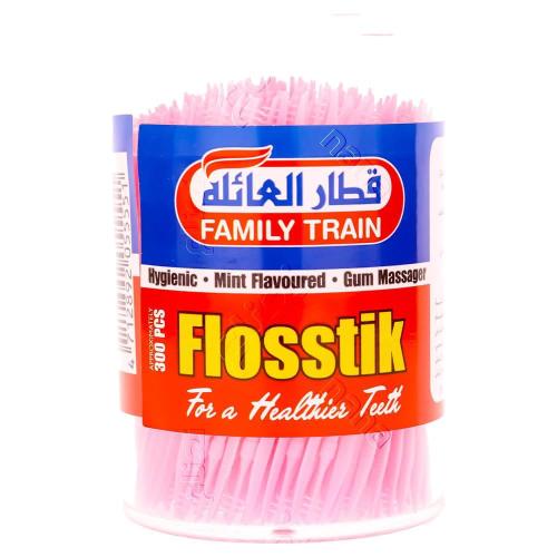 أعواد أسنان قطار العائلة صحية نعناع مدلك للثة × 30...
