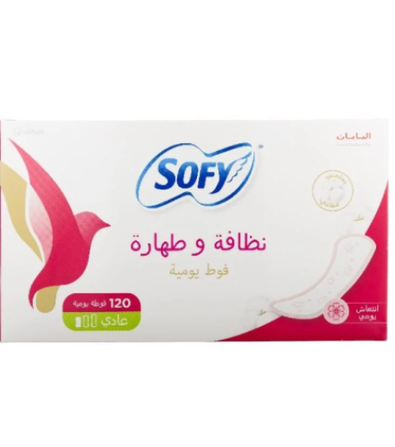 سوفي بانتي لاينر فوط نسائية يومية نقي ونظيف و فريش...