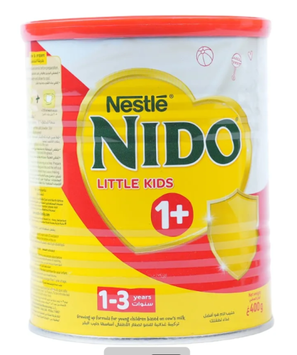 نيدو حليب أطفال (1) بلس 1 الى 3 سنوات 400 جم