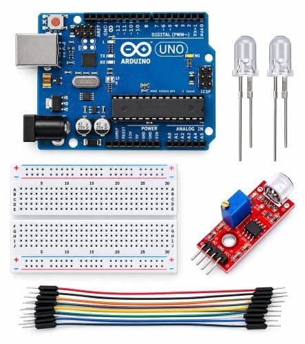 Project of controlling a light emitter by clapping