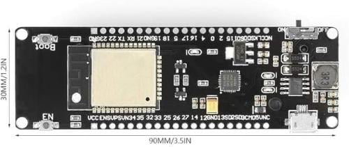 لوحة تطوير ESP32 وحامل بطارية 18650