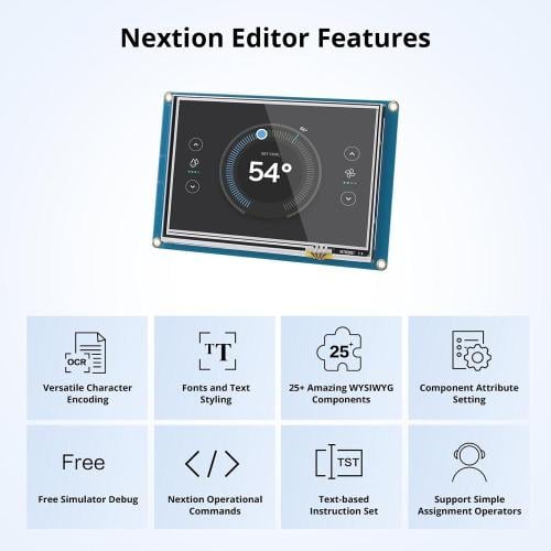 Nextion 5 HMI شاشة