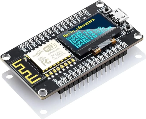 لوحة تطوير NodeMCU ESP8266 مع شاشة OLED