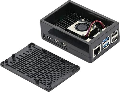حافظة لـ 5 Raspberry PI+ مروحة