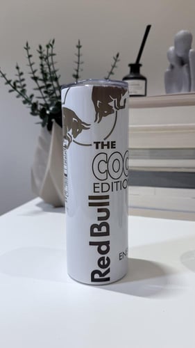 Coconut Red Bull mug