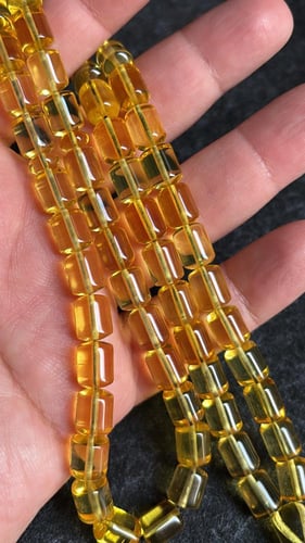 مسابيح كهرمان صندوقي بشرابه مميزه