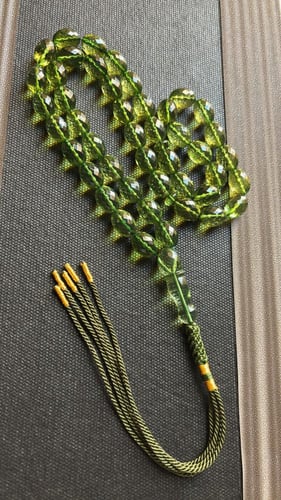 مسباح من الكهرمان الكاريبي قصه بيضاويه كريستاليه ٤...