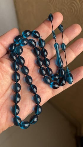 مسباح بكلايت شفاف صب جديدب صناعه تركيه ازرق غامق