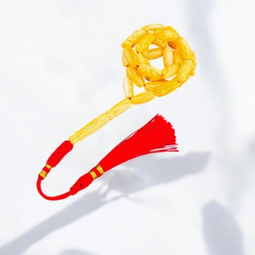 مسبحة بودرة كهرمان