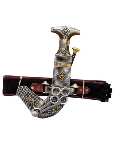 خنجر صب فضة