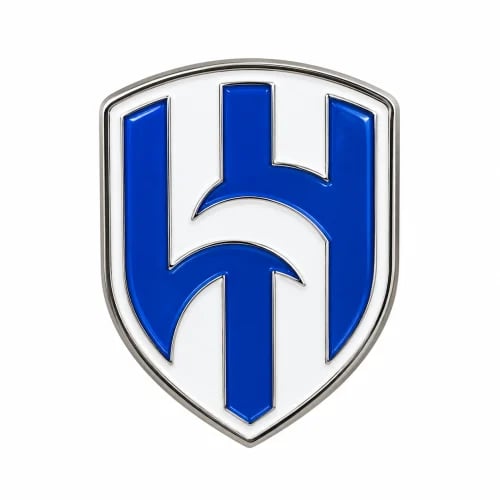 ملصق معدني - الهلال السعودي