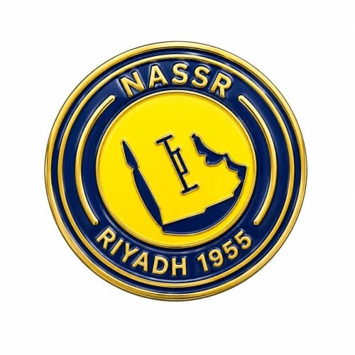 ملصق معدني - النصر السعودي