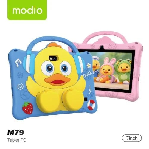 تابلت أطفال Modio M79 مقاس 7 بوصة – أندرويد 13 وغطاء حماية
