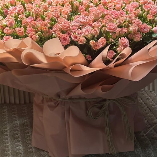 باقة ورد 150 غصن بيبي روز