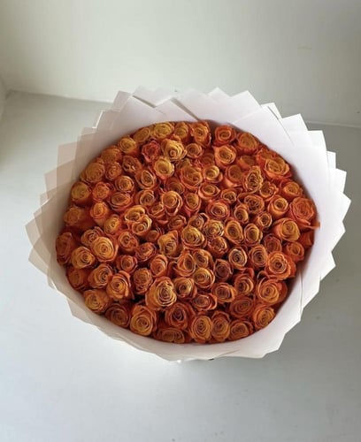 باقة ورد 100 حبه