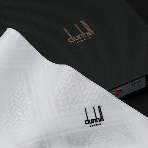 شماغ دنهل أبيض كلاسيك سويسري آخر إصدار #