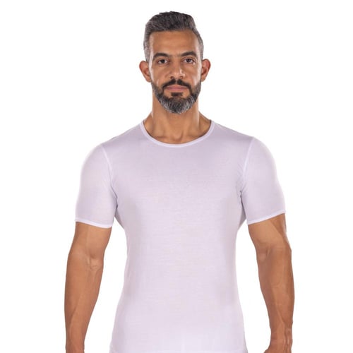 فانيلة دروش رجالي نصف كم دائري ( 6حبات )