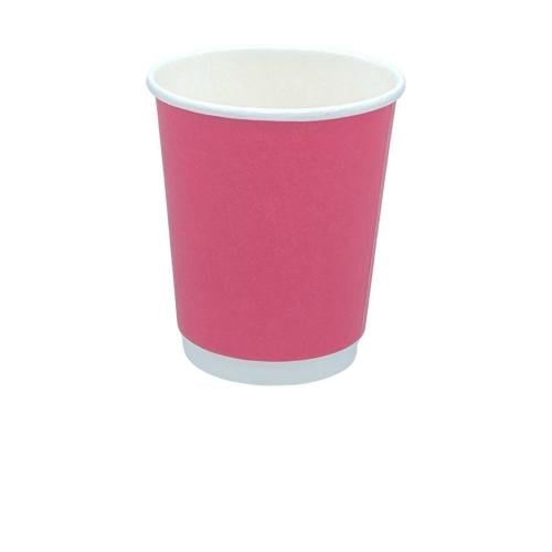 اكواب 8 اونص ورق دبل لون عنابي 500 حبة