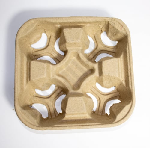 حامل اكواب رباعي ورقي 250 حبة