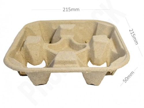 حامل اكواب رباعي ورقي 250 حبة