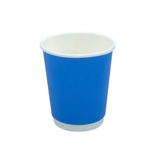 اكواب 8 اونص ورق دبل لون ازرق 500 حبة